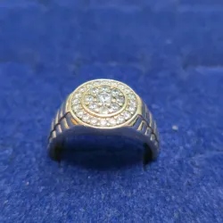 Anillo De Piedras 10k