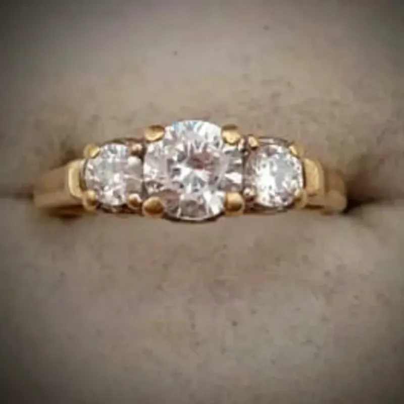 Anillo Original 375 (9K) de Joyería Macizo y Exclusivo