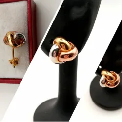 Nudos Originales 10K (NUEVOS) Exclusivo Posee los 3 tipos de oro (Trioro) mide de largo cm y de ancho cm ,posee cierre de mariposa