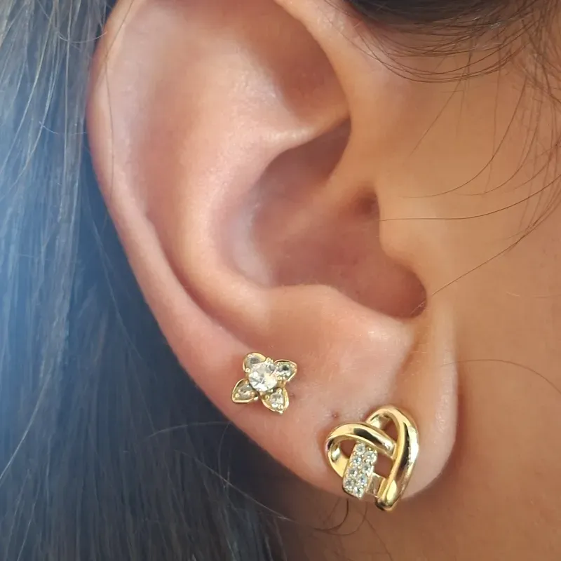Aretes Corazón 