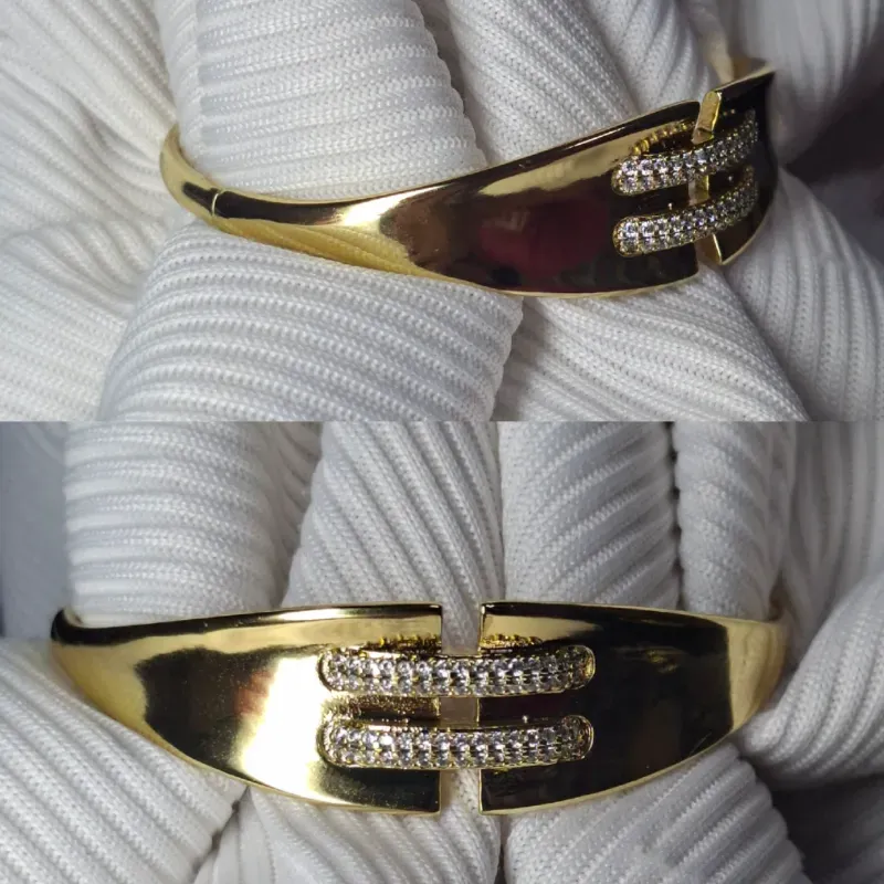 Pulsera Estilo Esclava Brillante