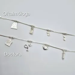 Pulsera temática de oftalmólog@ y doctor@