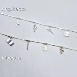 Pulseras temáticas de arquitect@ y maestr@