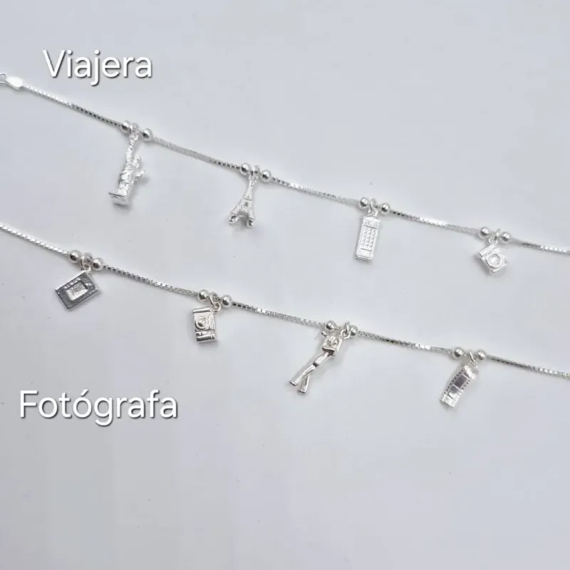 Pulseras temáticas de viajer@ y fotógraf@