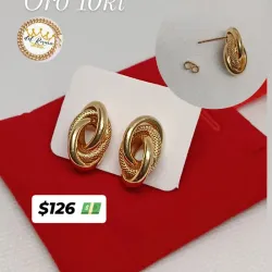 Aretes Nudos ovalados 