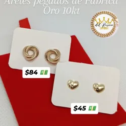 Aretes remolinos y ♥️