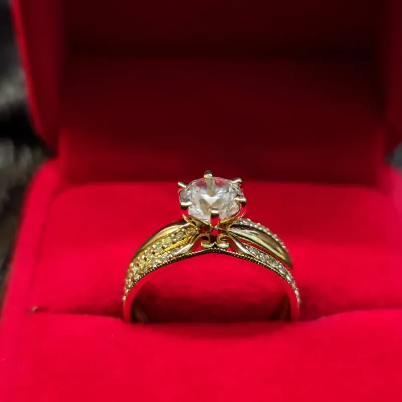 Anillo de compromiso 10k