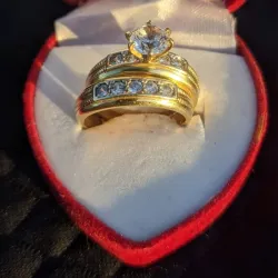 Anillo de compromiso 14k