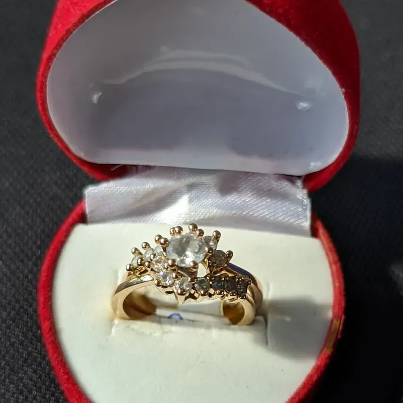 Anillo de compromiso 14k