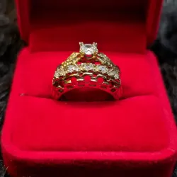 Anillos de compromiso tradicionales robustos 