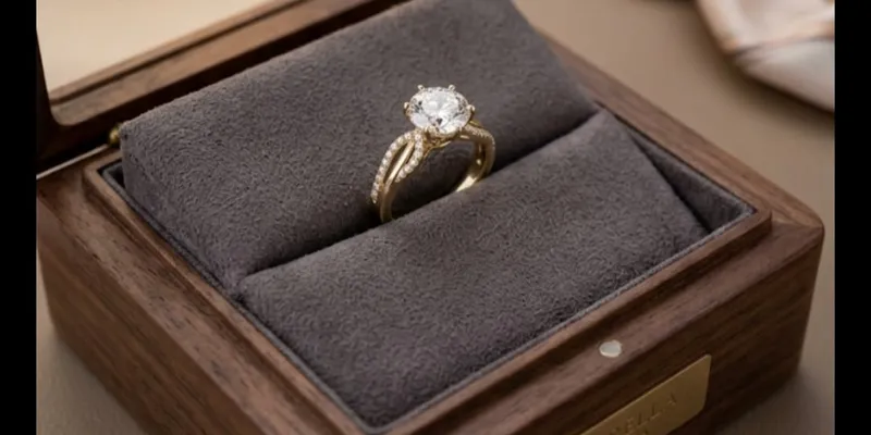 Anillo compromiso oro 10k