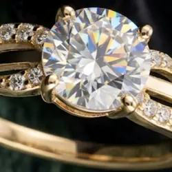 Anillo compromiso oro 10k