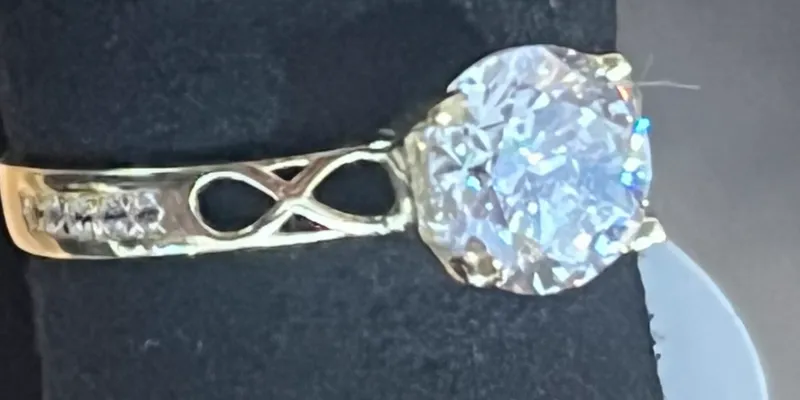 Anillo 💍 compromiso oro10k