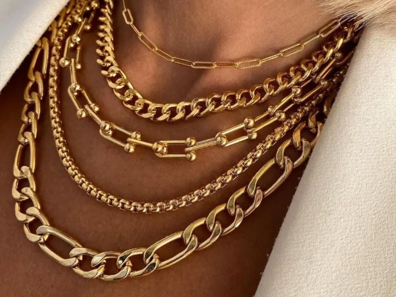 GARGANTILLAS ORO 10K