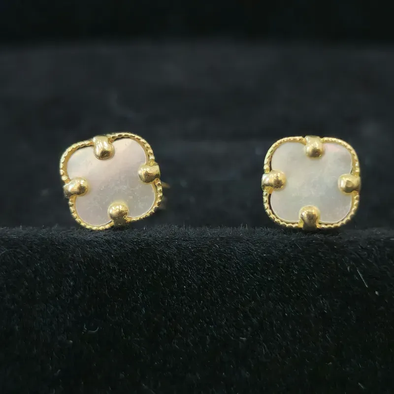 Aretes Van Cleef #1 ⚪️