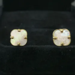 Aretes Van Cleef #2 ⚪️