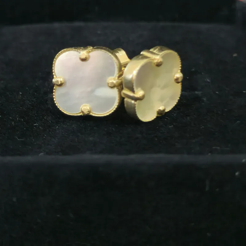 Aretes Van Cleef #3 ⚪️