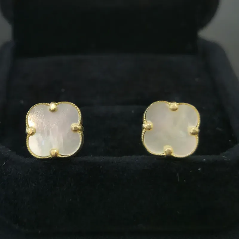 Aretes Van Cleef #3 ⚪️