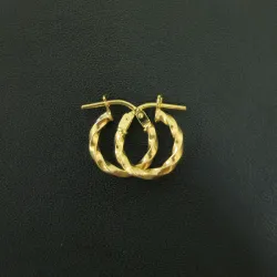 Argollas Versace Fina