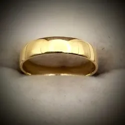 Alianza Lisa Mediana 14K