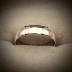 Alianza Nueva Joyería Lisa De Oro Blanco 14K