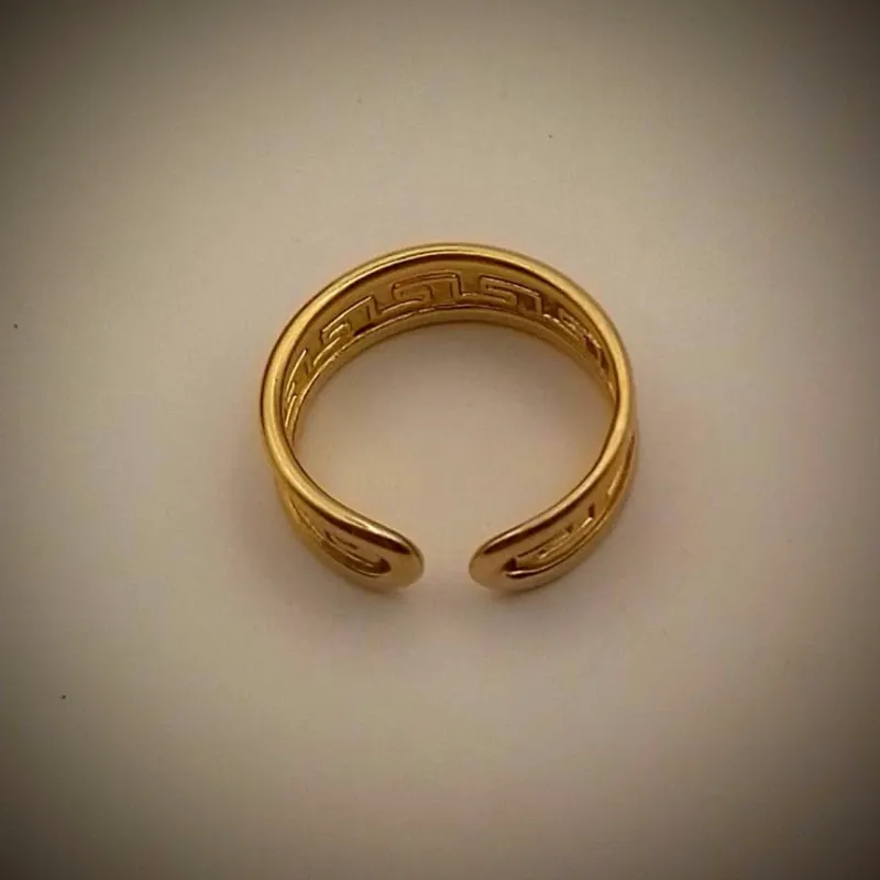 Anillo Abierto Original 14K para los dedos del pie Versace