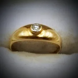 Anillo con brillante pequeño