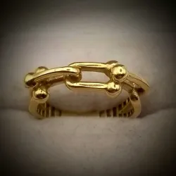 Anillo Nuevo Forma De Eslabón De Cadena