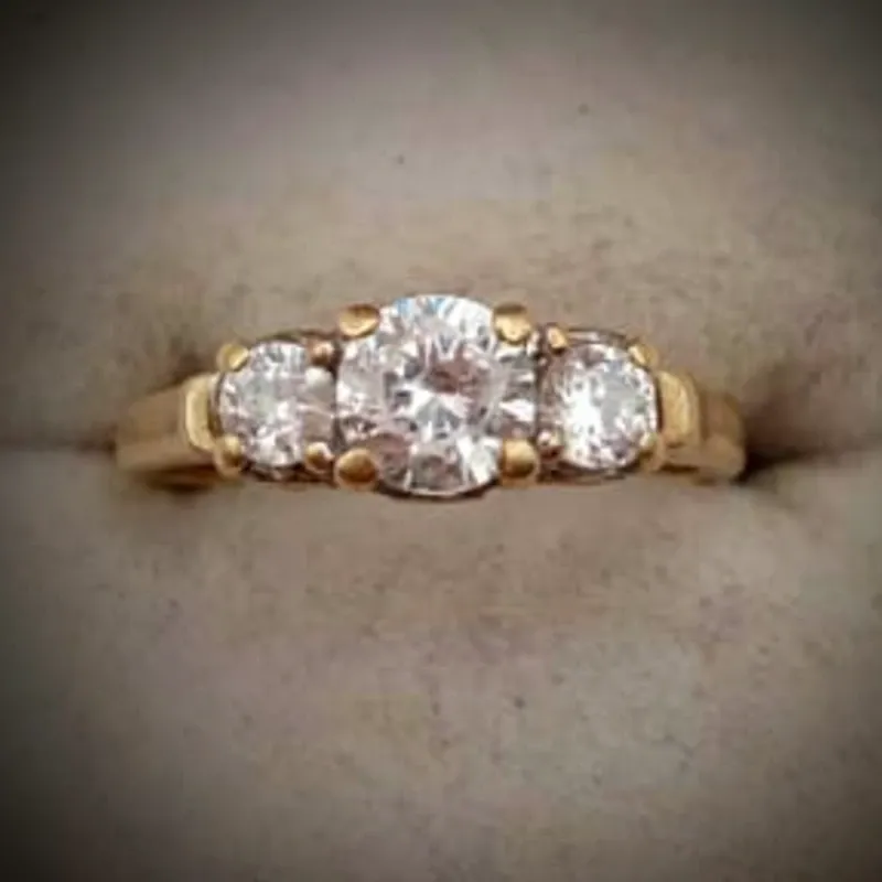 Anillo Original 375 (9K) de Joyería Macizo y Exclusivo