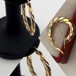 Argollas Aplastadas Torcida Trioro Exclusivas