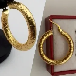 Argollas de tubo redondo nevadas maciza