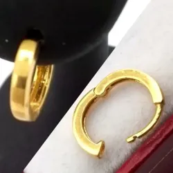 Argollas pequeñas lisas macizas