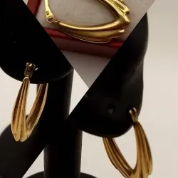 Argollas Triangular Alargadas Exclusivas