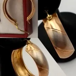 Argollas trioro de canelón