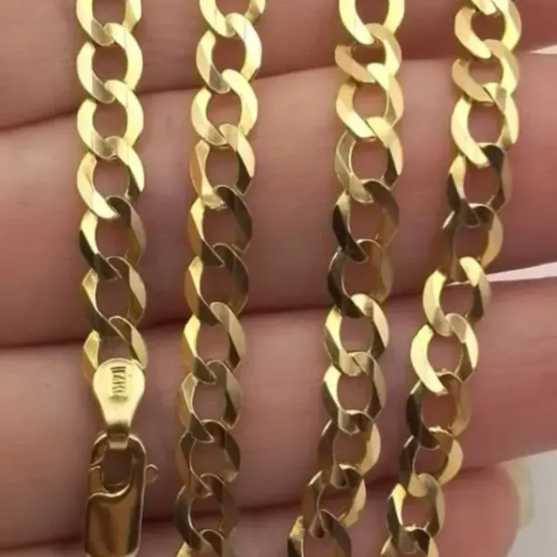 Cadena Corte Brillo Nueva Maciza