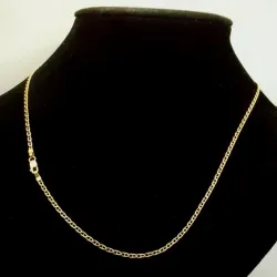 Cadena eslabón ancla o marino corta 18K