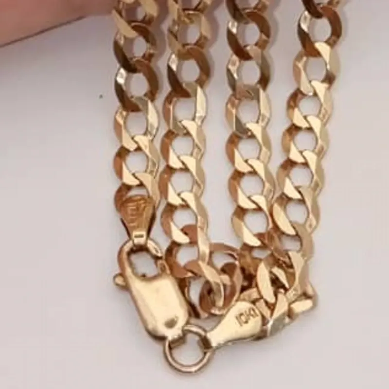 Cadena Original 10K Amoro Italiana Larga