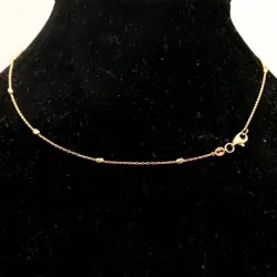 Cadena Original 14K Exclusiva con Barritas de adornos