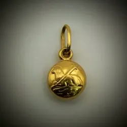 Dije con volumen con imagen de perro 🐕