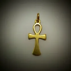 Dije crucifijo plano liso