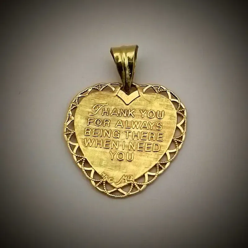 Dije de Corazón Reversible