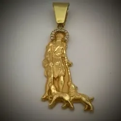 Dije de San Lázaro en Relieve