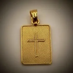 Dije Estilo Chapa Reversible