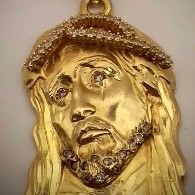 Dije Exclusivo Cara Jesús En Relieve