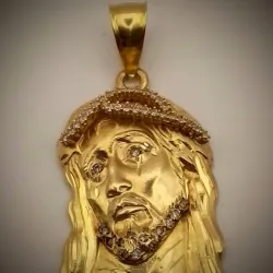 Dije Exclusivo Cara Jesús En Relieve