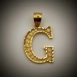 Dije Exclusivo Grande Letra G