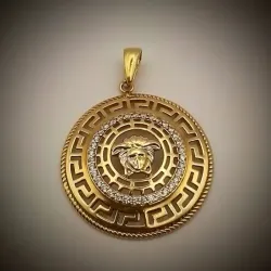Dije Grande Volumen Versace Exclusivo