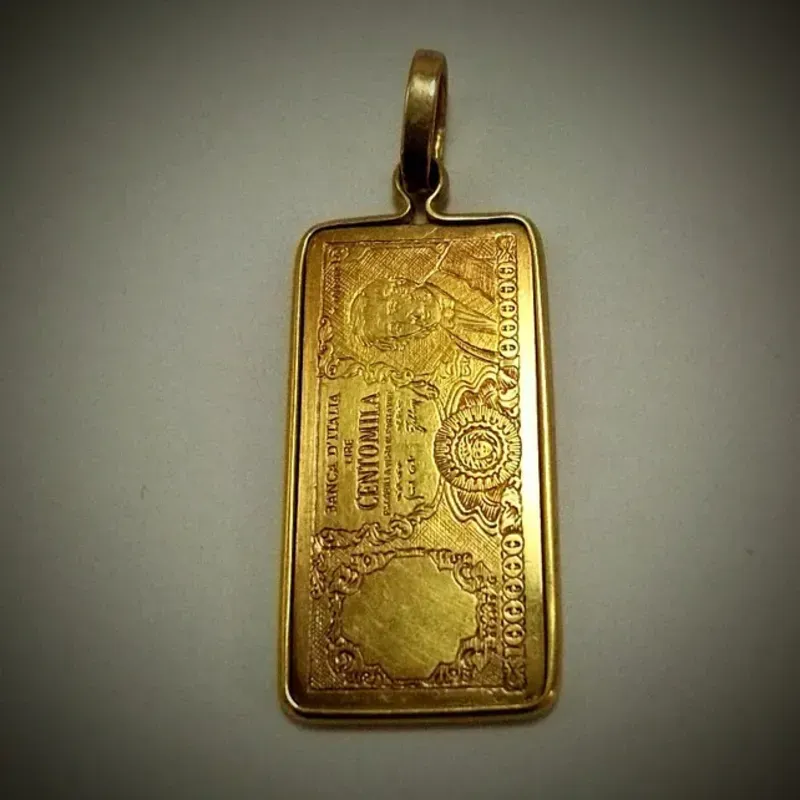 Dije medalla reversible