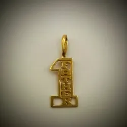 Dije Número 1 calado