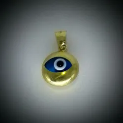 Dije Ojitos de Santa Lucia Color Azul